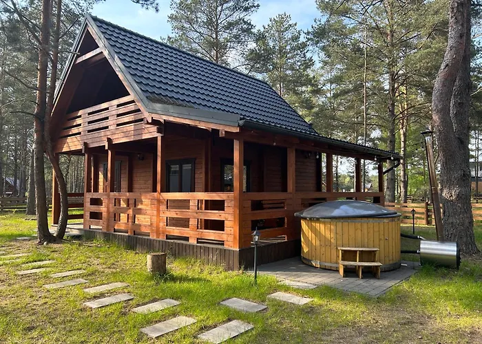 Nowe Domki W Borsku Z Balia Kapielowa
